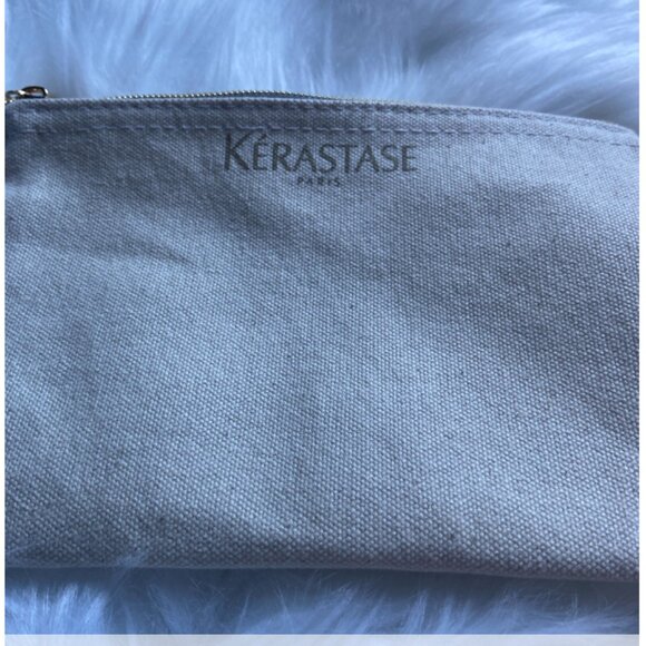 Kerastase Tan & Gold Zip Makeup Cosmetics Travel Bag‎ - Picture 2 of 4
